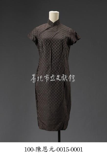 女祺袍短袖型衣服藏品圖，第1張