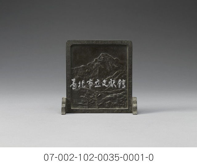 彰化銀行新築紀念小屏風藏品圖，第1張