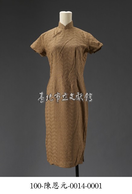 女祺袍短袖型衣服藏品圖，第1張
