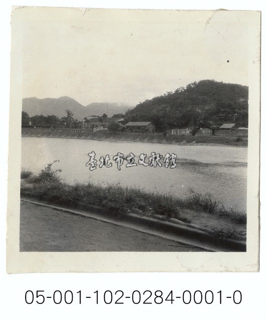 兒童樂園的基隆河畔-眺望對岸圓山藏品圖，第1張