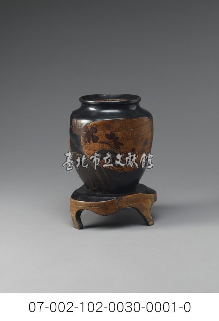 臺灣竹頭花瓶漆器藏品圖，第1張