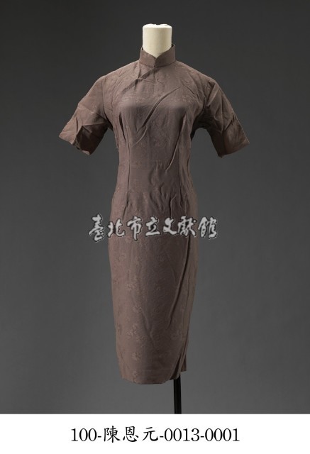 女祺袍短袖型衣服藏品圖，第1張