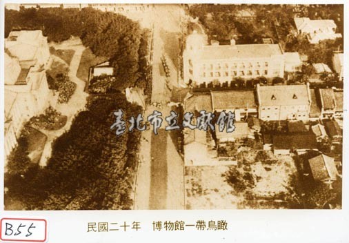 博物館一帶鳥瞰藏品圖，第1張