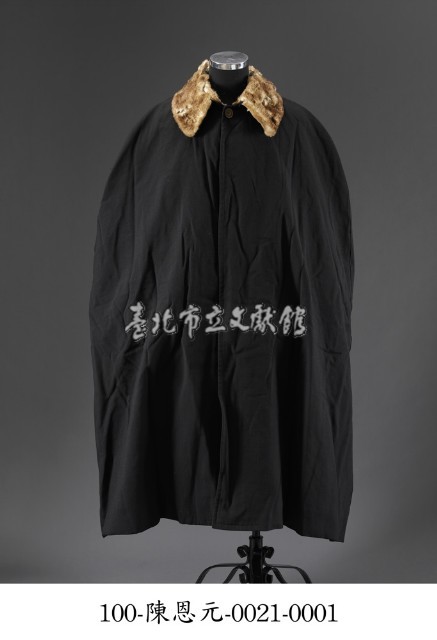 黑色斗篷長大衣藏品圖，第1張