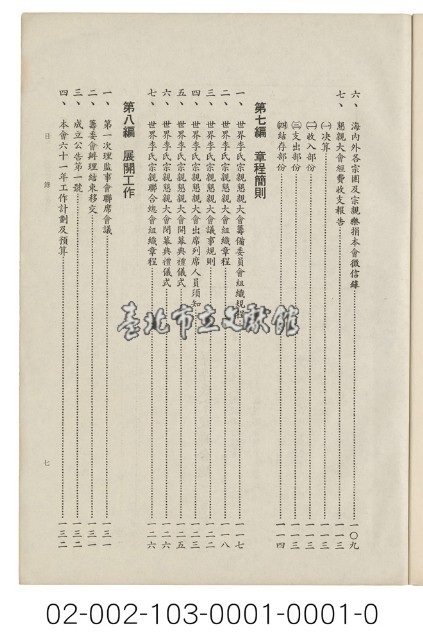 海外族譜文獻（世界李氏宗親聯合總會會刊 61年）藏品圖，第8張