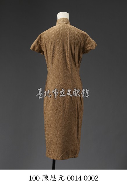 女祺袍短袖型衣服藏品圖，第2張