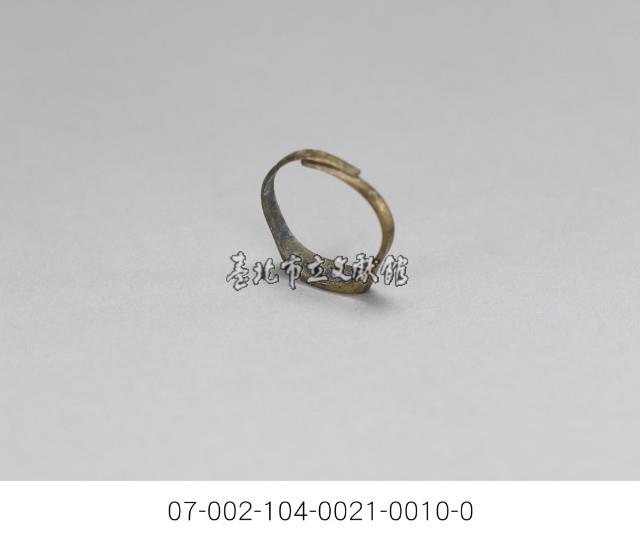 原住民銅指環(有戒臺)藏品圖，第3張