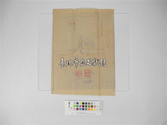 紀州庵電柱設計圖及紀州庵橋架設工事設計圖藏品圖，第1張