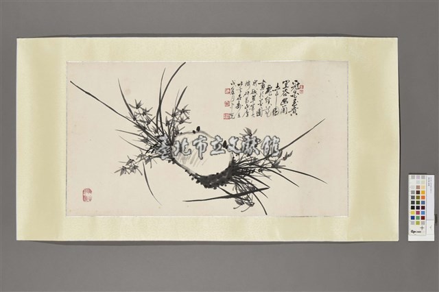 魏經龍(蘭石圖)藏品圖，第1張