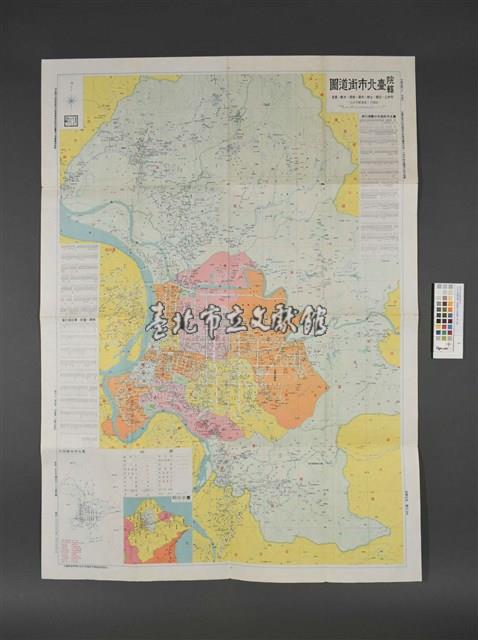 院轄臺北市街道圖藏品圖，第1張