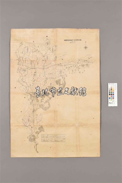 瑠公圳及大坪林圳圳路圖藏品圖，第1張