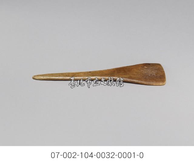 排灣族獸骨飯匙藏品圖，第3張