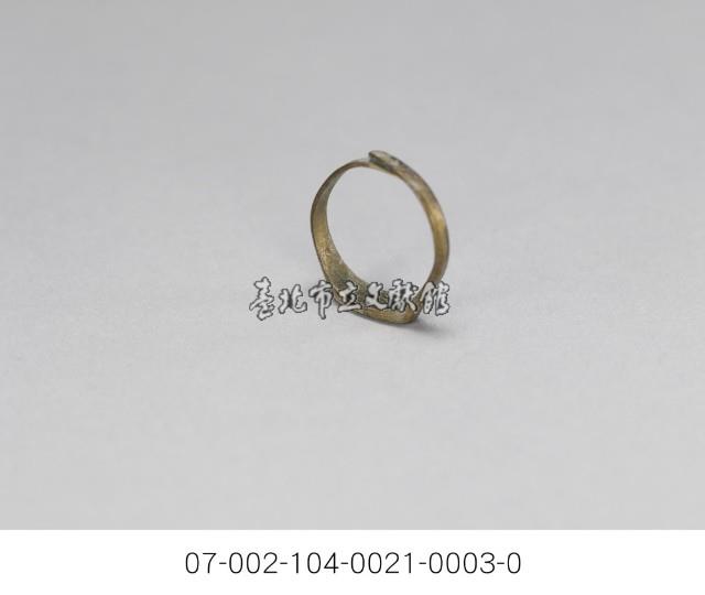 原住民銅指環(有戒臺)藏品圖，第3張