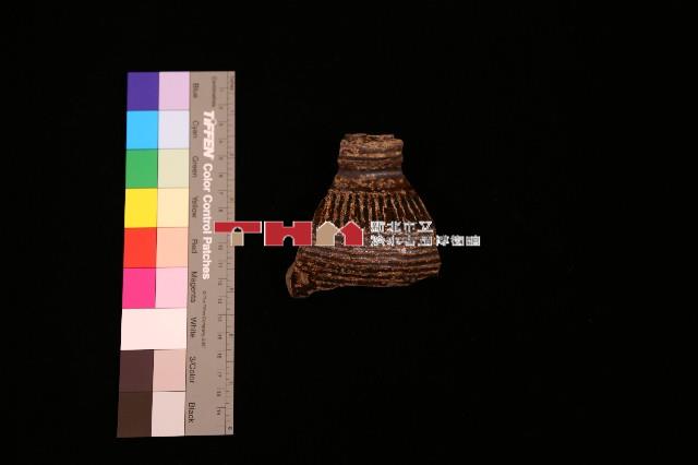 褐釉硬陶口緣殘片1藏品圖，第1張