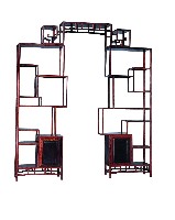 黃花梨拆拼式多寶架格藏品圖，第2張