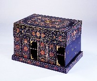 清式黑漆描金彩繪組合式多款多寶格箱藏品圖，第2張