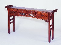 素面墨繪案桌藏品圖，第2張