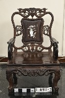 黑檀木客廳雕刻椅、客廳几組（未上漆）藏品圖，第1張