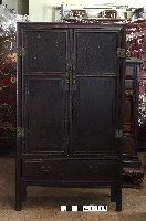 陰刻方角酸枝櫃藏品圖，第1張