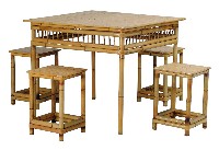 四腳餐桌椅組藏品圖，第1張