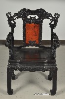 紫檀嵌癭木扶手椅藏品圖，第2張
