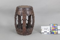 嵌瘿木鼓凳(4件)藏品圖，第1張