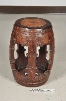 嵌瘿木鼓凳(4件)藏品圖，第2張