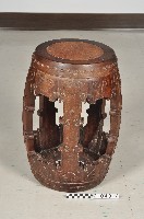 嵌瘿木鼓凳(4件)藏品圖，第2張