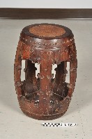 嵌瘿木鼓凳(4件）藏品圖，第2張