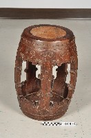 嵌瘿木鼓凳(4件)藏品圖，第2張