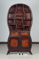 紫檀嵌瘿木多寶格藏品圖，第2張