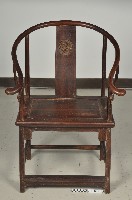 明式螭虎靠背圈椅組－椅藏品圖，第2張