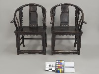 酸枝圈椅一對藏品圖，第1張