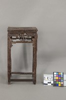 鐵力木束腰茶几藏品圖，第1張