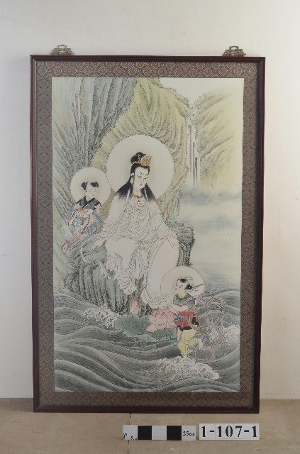 金童玉女觀音像、對聯組－觀音像藏品圖，第1張