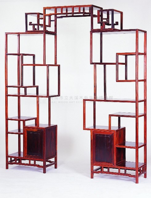 黃花梨拆拼式多寶架格藏品圖，第3張