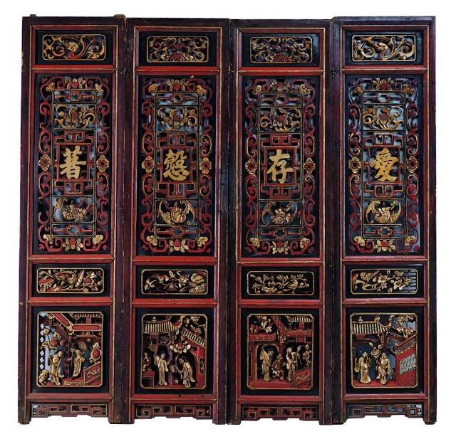 雕刻門片組藏品圖，第1張