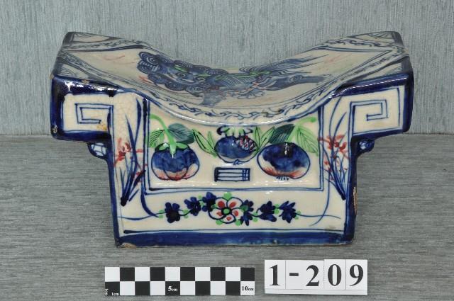 青花枕藏品圖，第1張