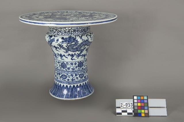 青花瓷圓桌藏品圖，第1張