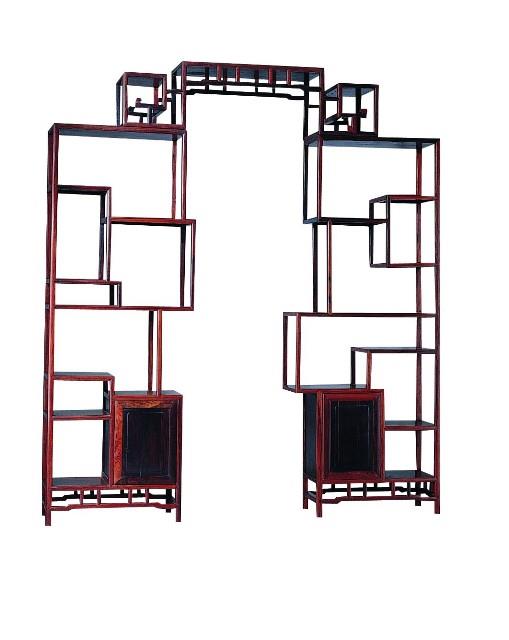 黃花梨拆拼式多寶架格藏品圖，第2張