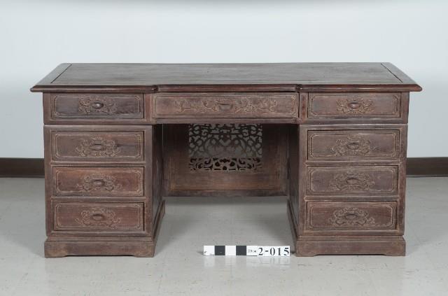 雞翅木四件組合式書桌藏品圖，第2張