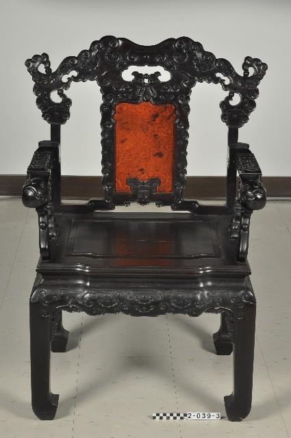 紫檀嵌癭木扶手椅藏品圖，第2張