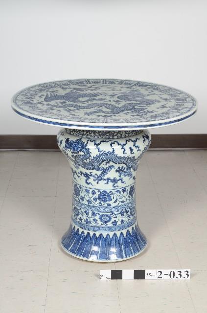 青花瓷圓桌藏品圖，第2張