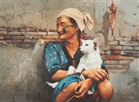 老婦藏品圖，第1張