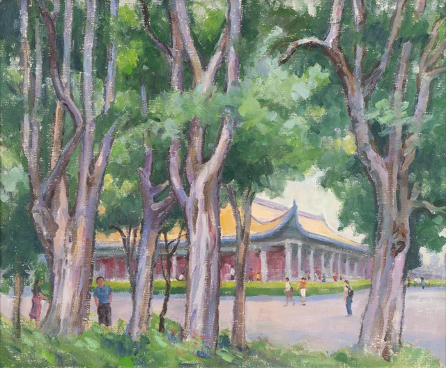 國父紀念館一景的圖片
