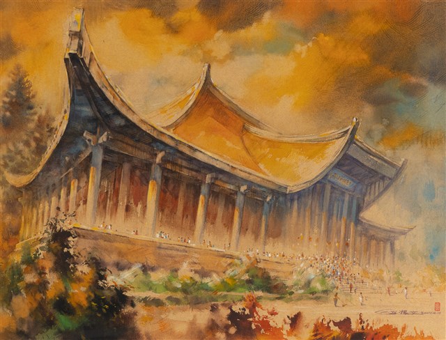 國父紀念館建築之美的圖片
