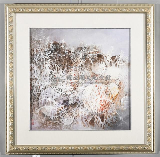 雪染草花圖藏品圖，第2張