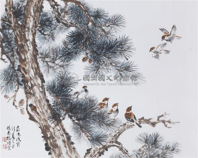 松林群雀藏品圖，第1張