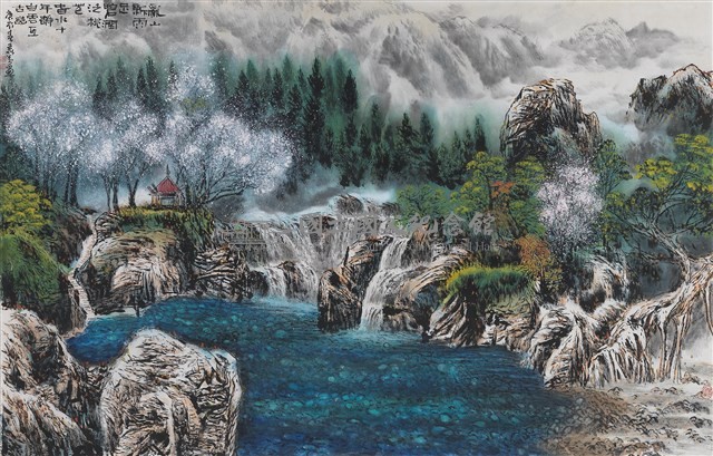碧潤泛桃花藏品圖，第1張