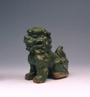 獅形綠釉瓦獸藏品圖，第1張